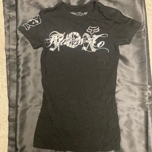 Black Women’s Fox Racing Tee